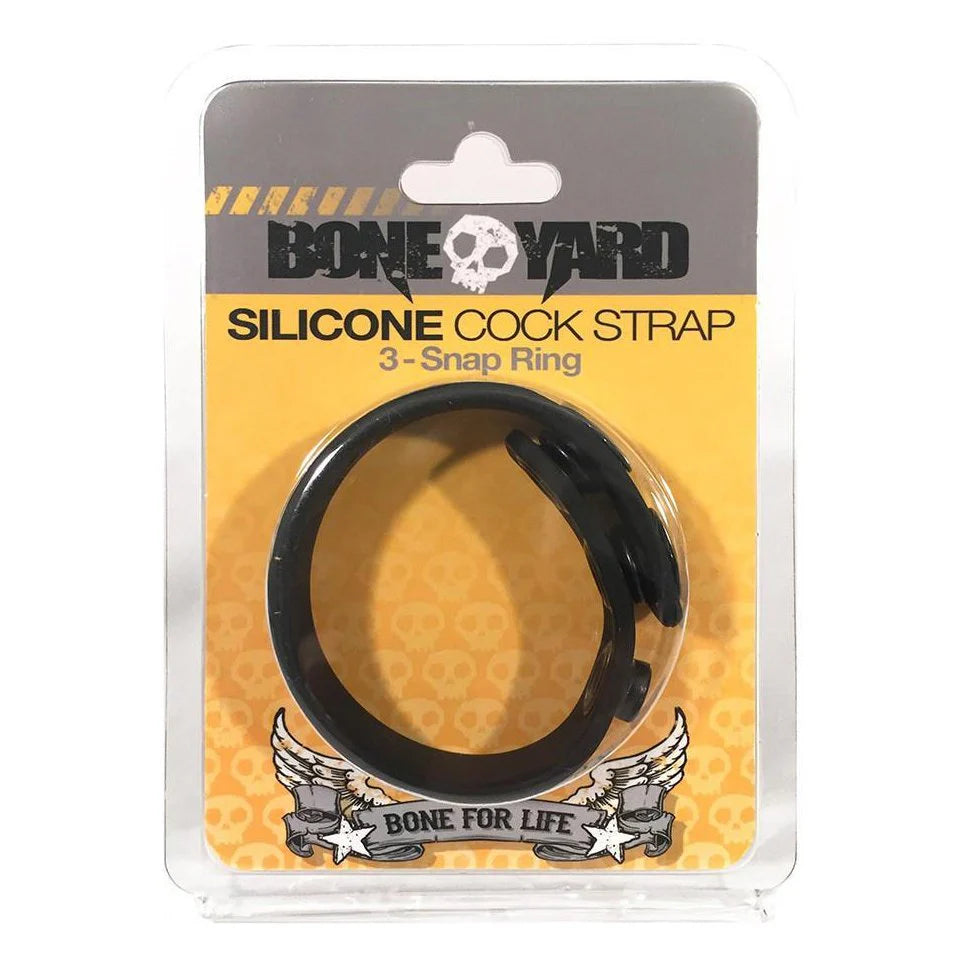 Silicone Cock Strap - Bone Yard