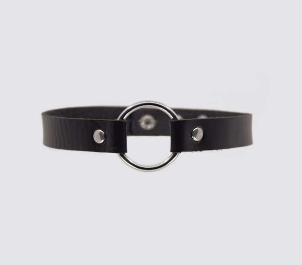 Vegan ORing Bondage Collar