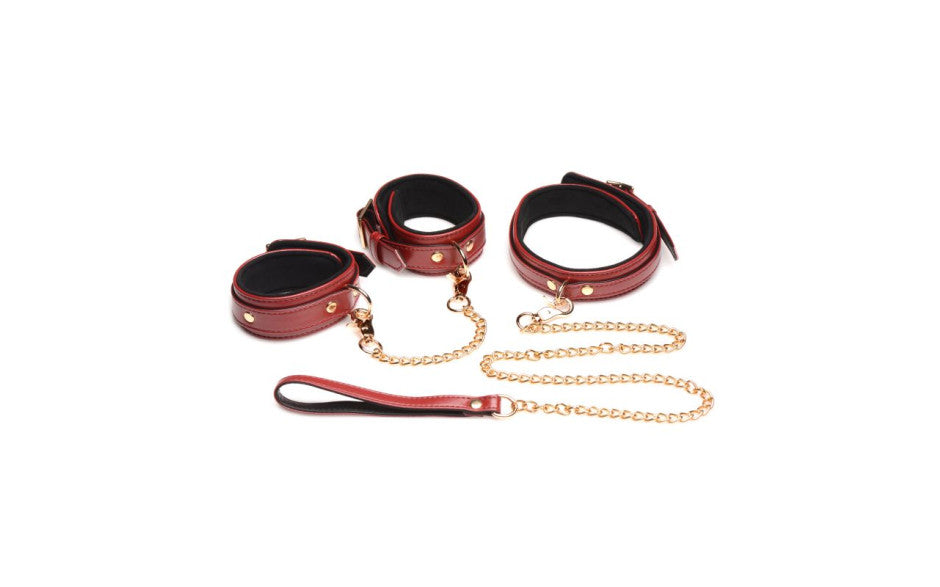 6 Pc Vegan Bondage Set: Various Materials