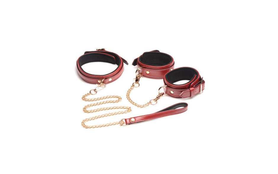 6 Pc Vegan Bondage Set: Various Materials