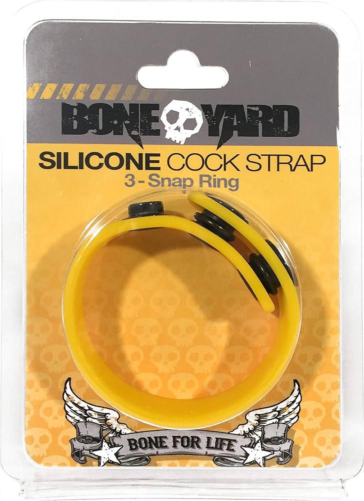 Silicone Cock Strap - Bone Yard