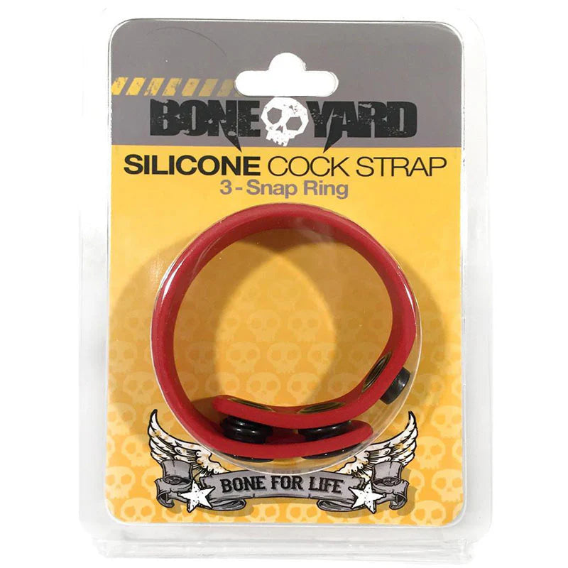 Silicone Cock Strap - Bone Yard