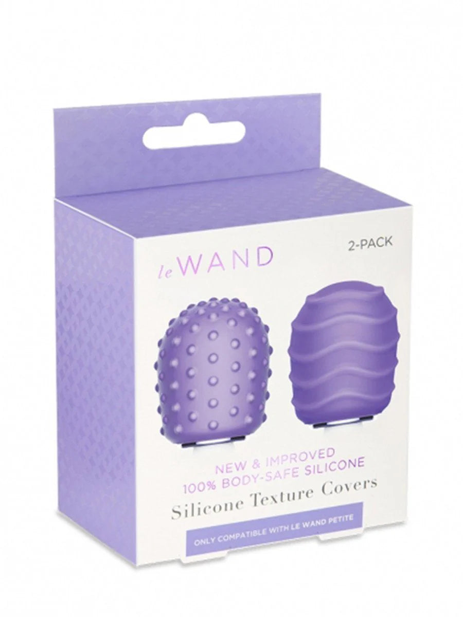 Multi Use Petite Textured Wand Attachments- Le Wand: 2 Pack