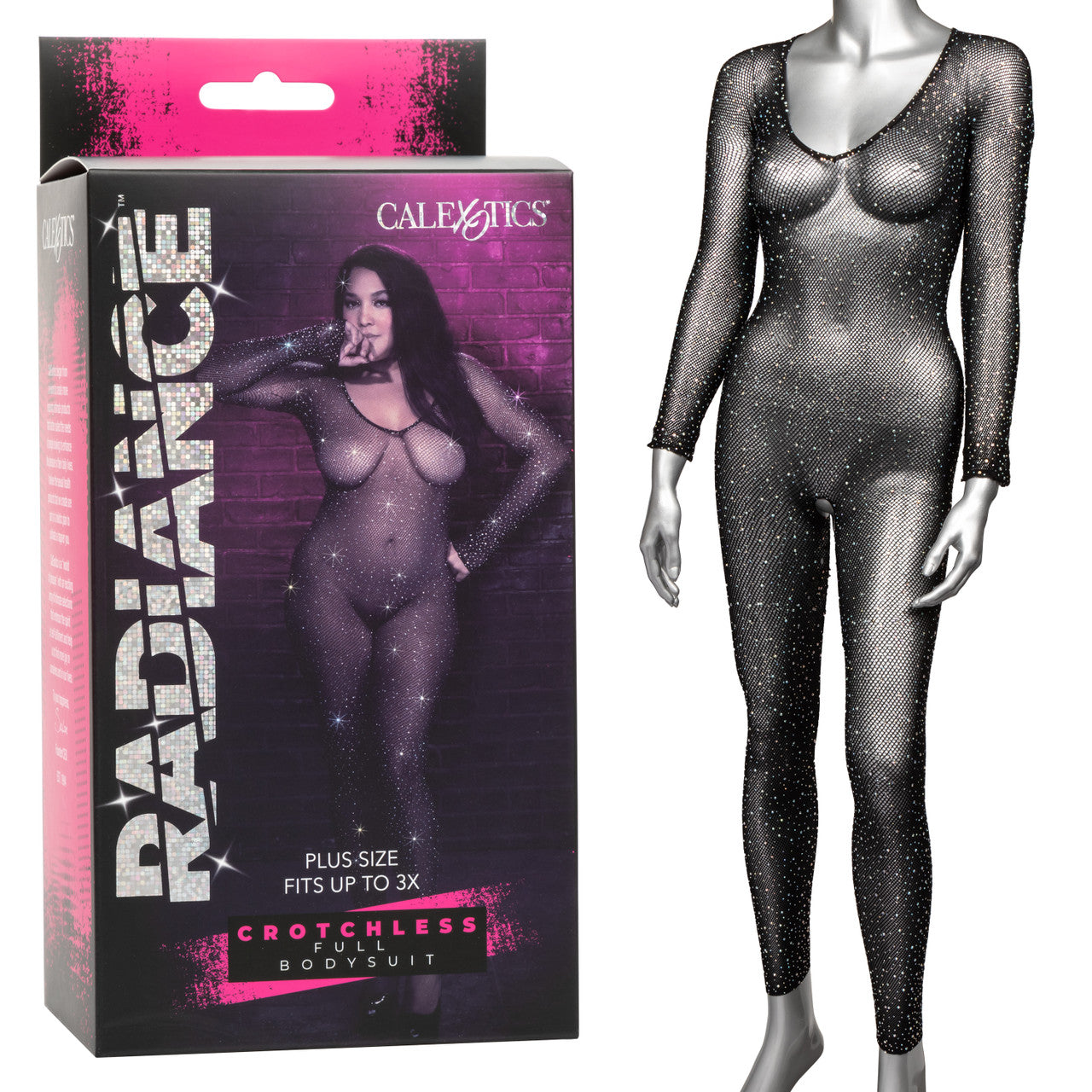 Radiance Crotchless Full Body Suit