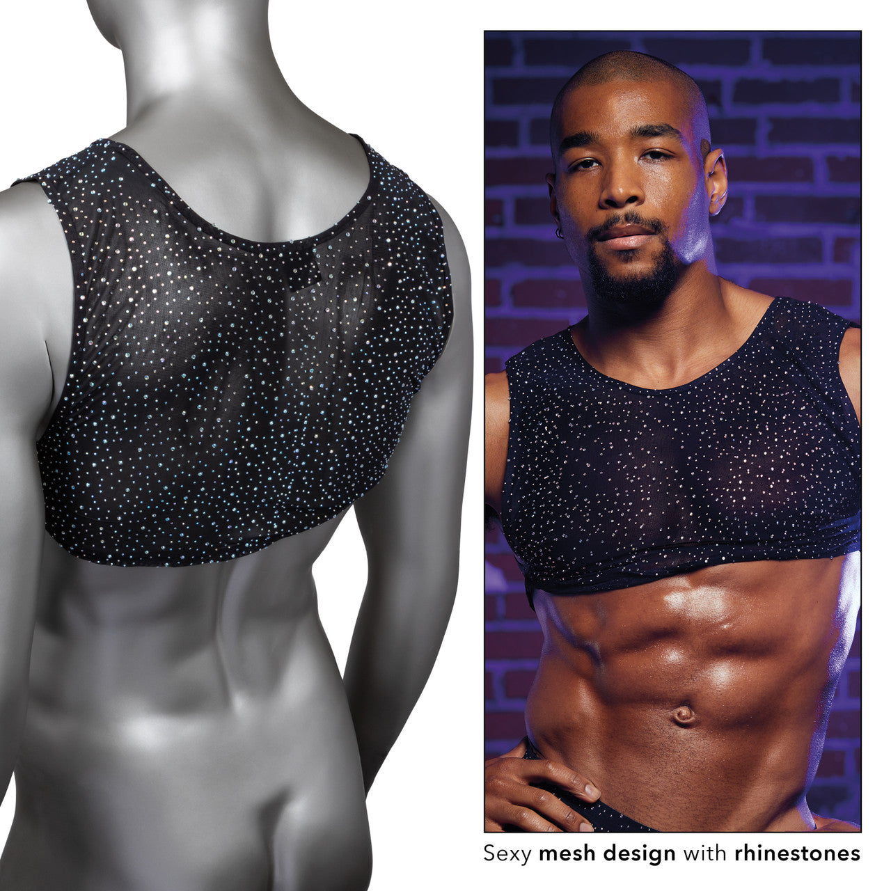 Radiance Sparkly Crop Top