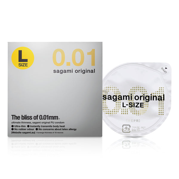 Sagami 0.01 Large Condom: Single Pack