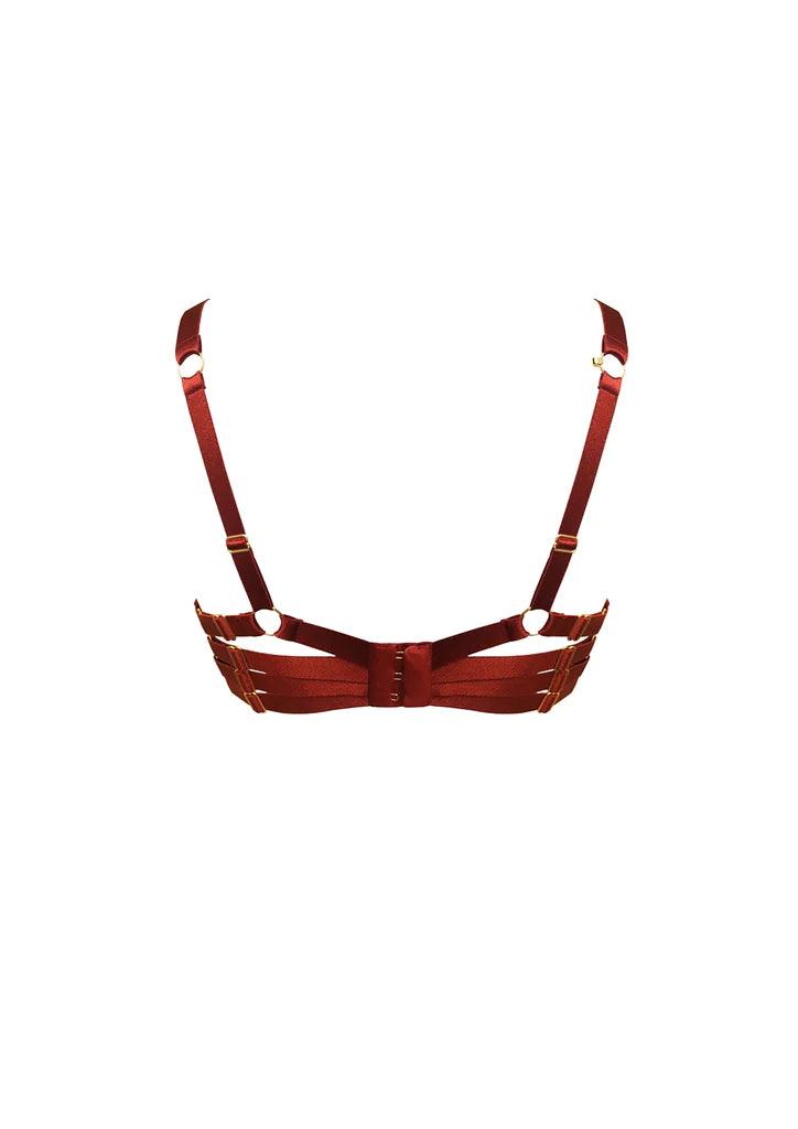 Push Up Bra: Burnt Red - Passionfruit